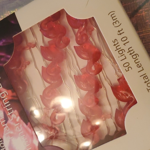 Nib lot flamingo shimmer string lights 3pks - Picture 3 of 4